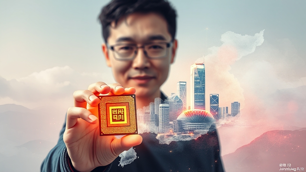 엔비디아 GPU, 왜 한국인가? (watercolor 스타일)