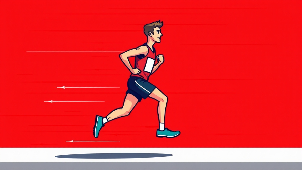 10KM 달리기, 칼로리 소모량은? (cartoon 스타일)