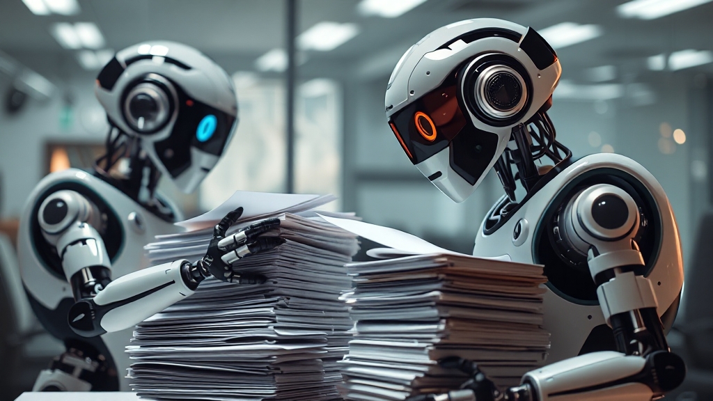 2025년, AI 툴의 업무 혁신 (realistic 스타일)