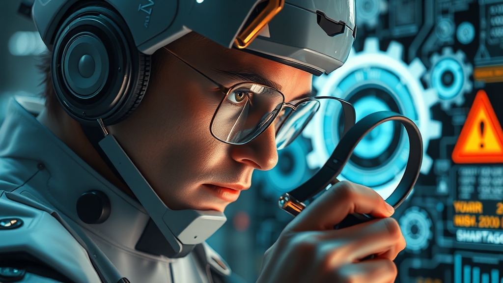 AI 툴 도입 시 고려사항 (realistic 스타일)