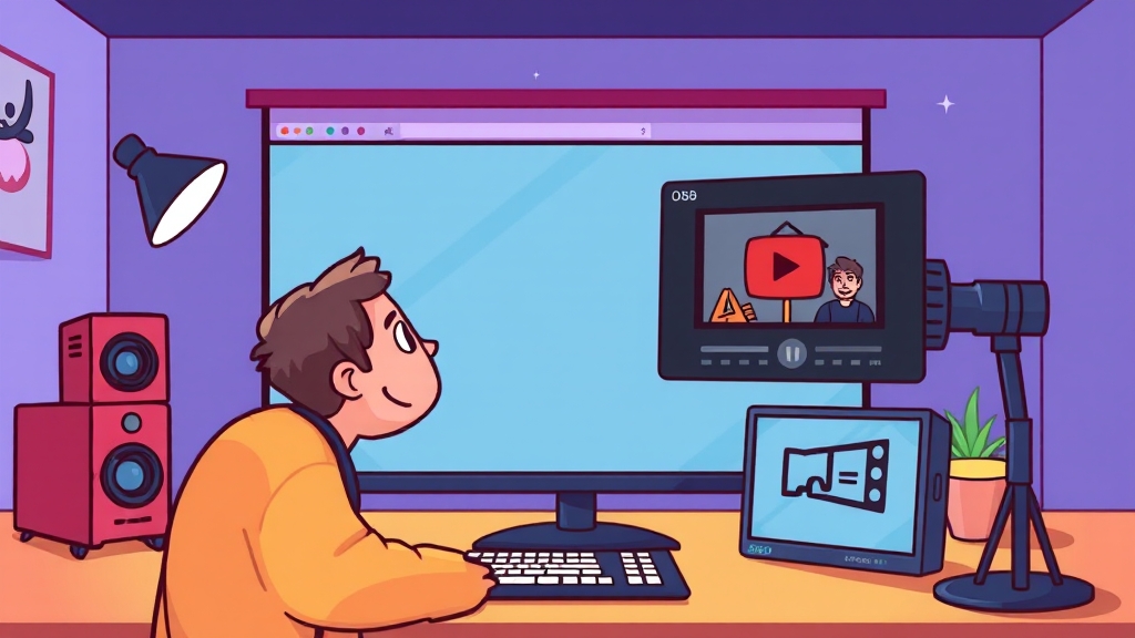 PC 유튜브 녹화 방법 (cartoon 스타일)