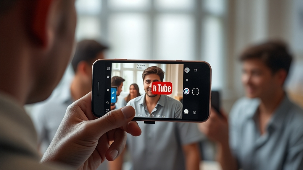 모바일 유튜브 녹화 (안드로이드/아이폰) (realistic 스타일)