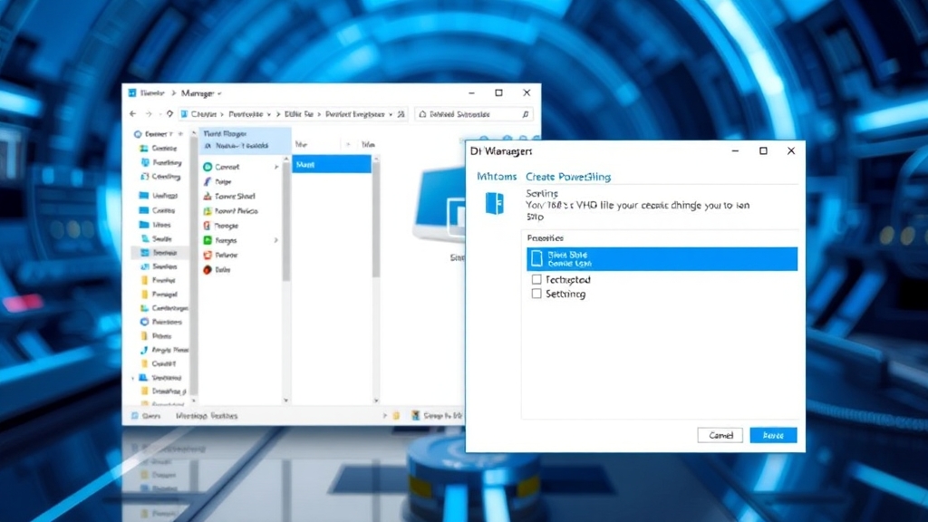 VHD 파일 생성 및 설정법 (realistic 스타일)