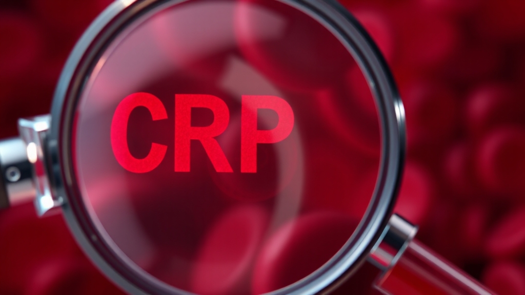 만성 염증 진단: hs-CRP 검사 (realistic 스타일)