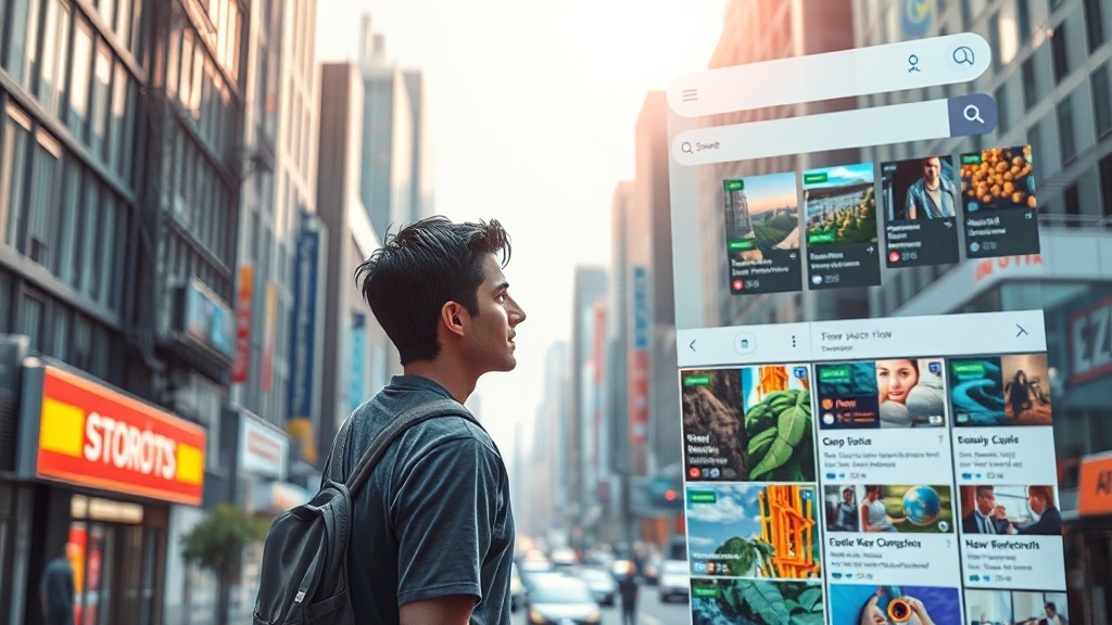 AI 검색엔진 미래 전망 (realistic 스타일)