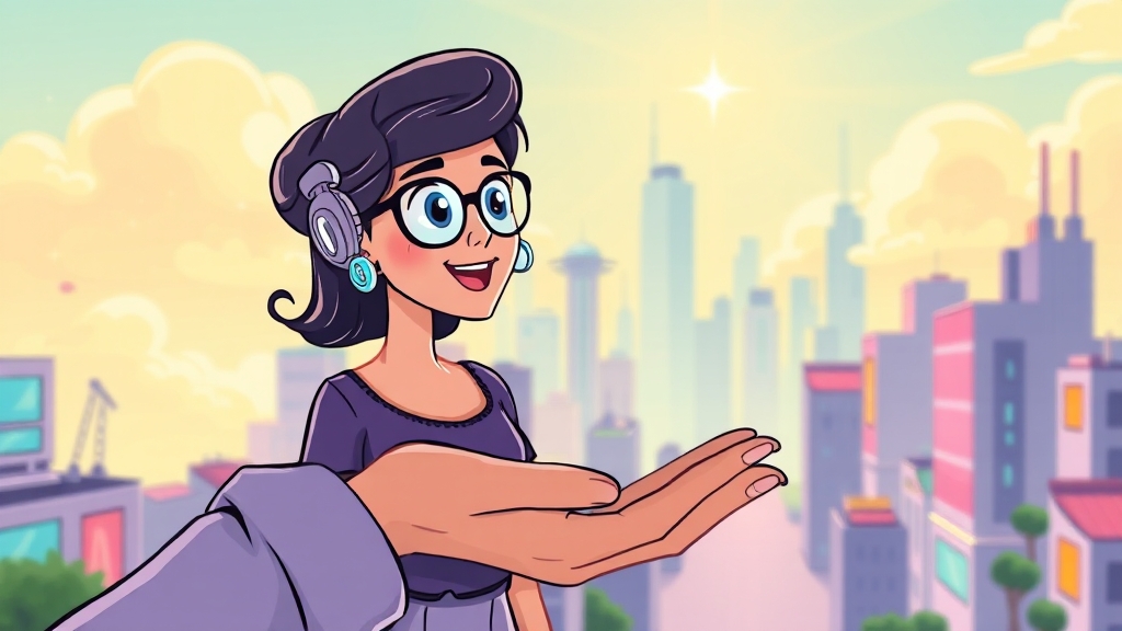 온디바이스 AI 시장 전망 (cartoon 스타일)