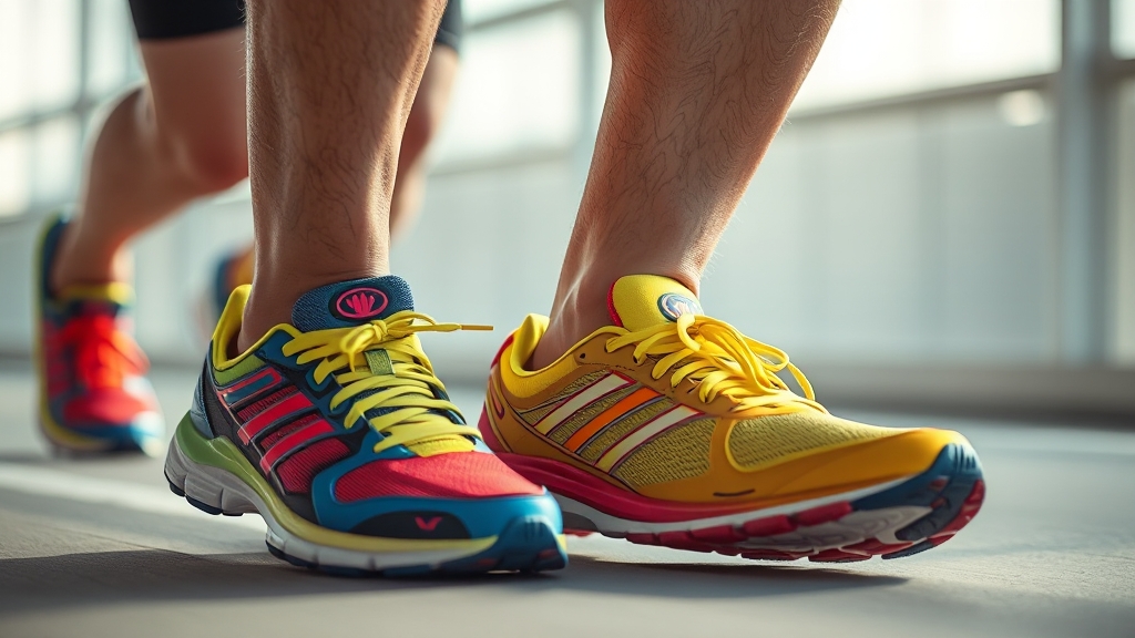 러닝화 선택 가이드 (realistic 스타일)