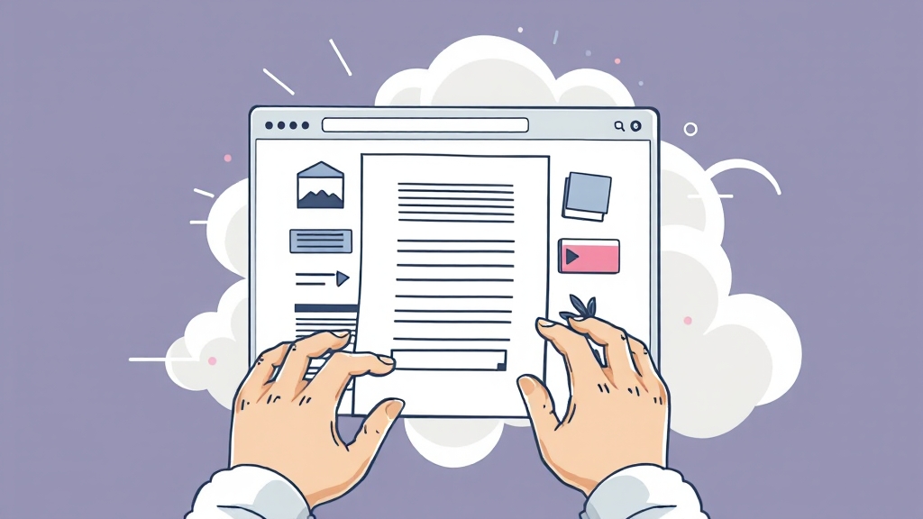 웹앱 사용 방법 (illustration 스타일) (재시도)