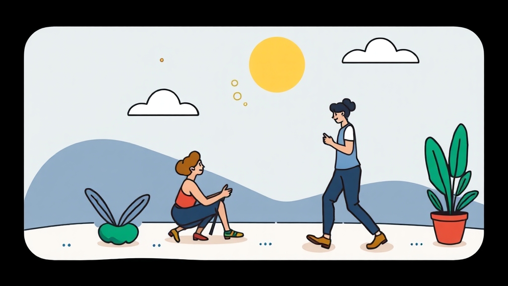 건강 관리 기능 심층 분석 (cartoon 스타일)