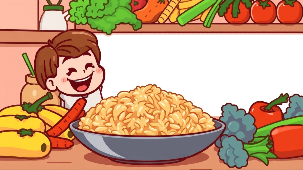 당뇨병 식단 관리 (cartoon 스타일)