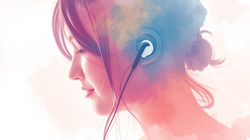 에어팟 실시간 번역 활용법 (watercolor 스타일)