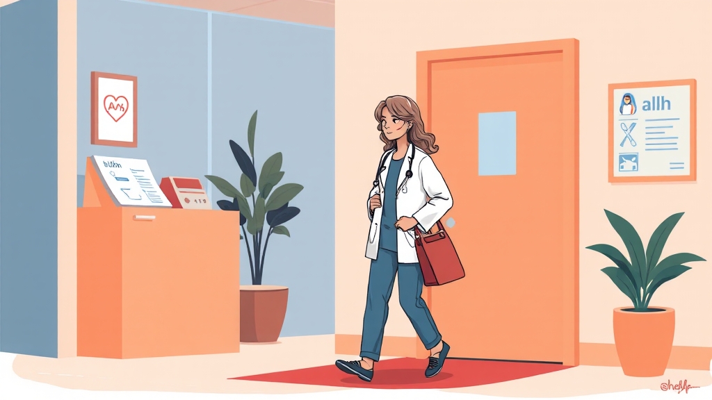 건강검진 전 준비사항 (illustration 스타일)