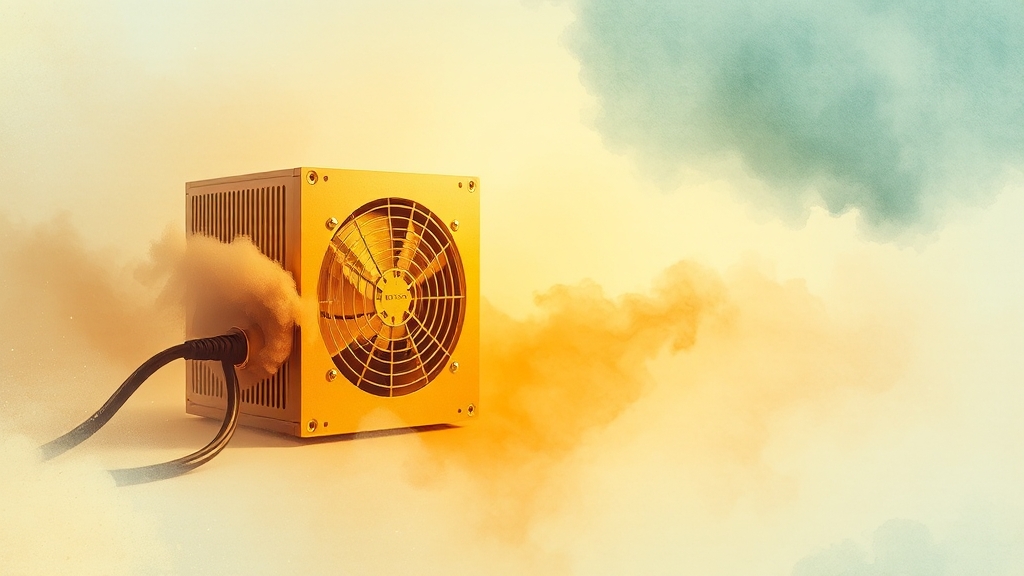 파워서플라이 효율 등급, 왜 중요할까? (watercolor 스타일)