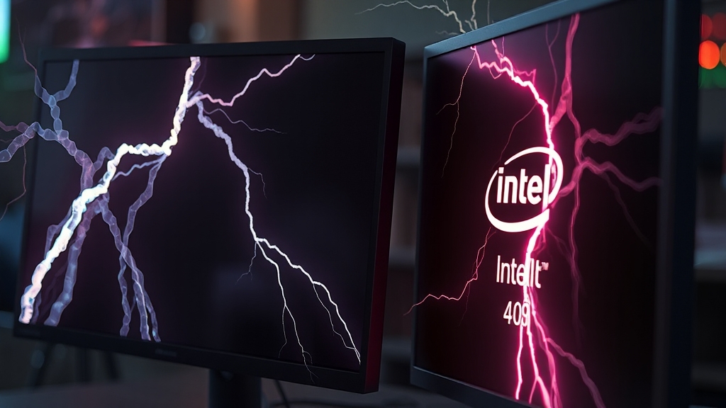 썬더볼트4의 특징 및 개선점 (realistic 스타일)