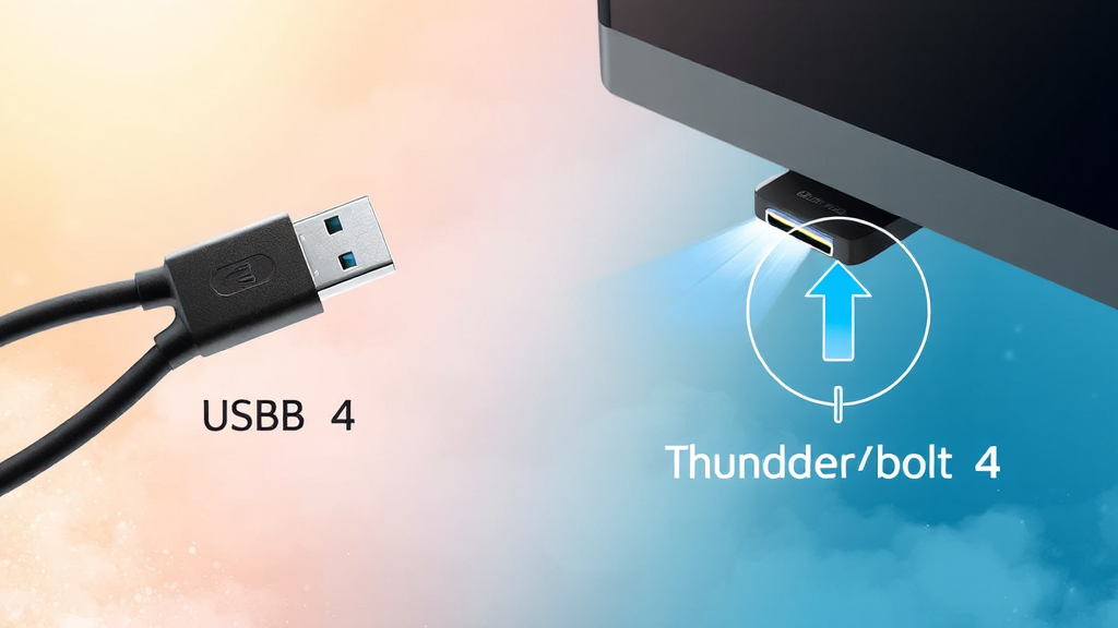 케이블 선택 가이드: 호환성 및 고려사항 (watercolor 스타일)