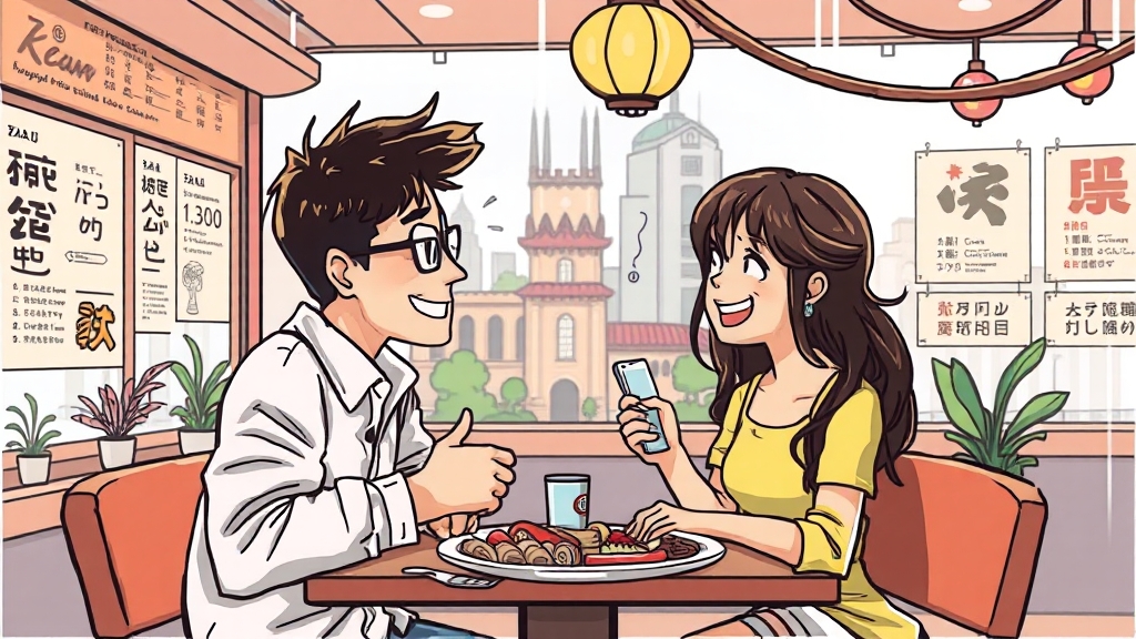 Daum 영어 번역기 카메라 번역 (cartoon 스타일)