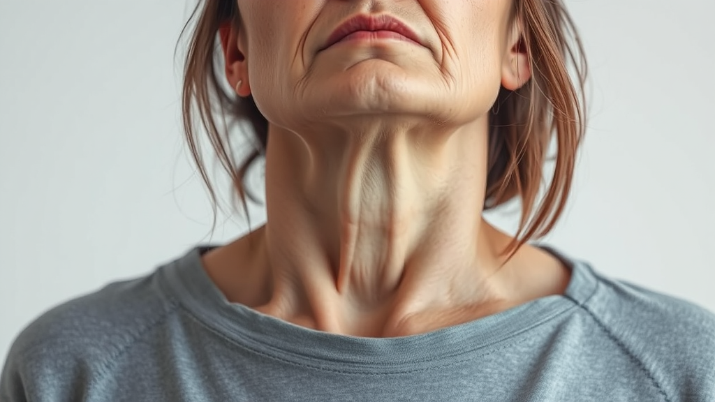 갑상선기능저하증의 원인 (realistic 스타일)