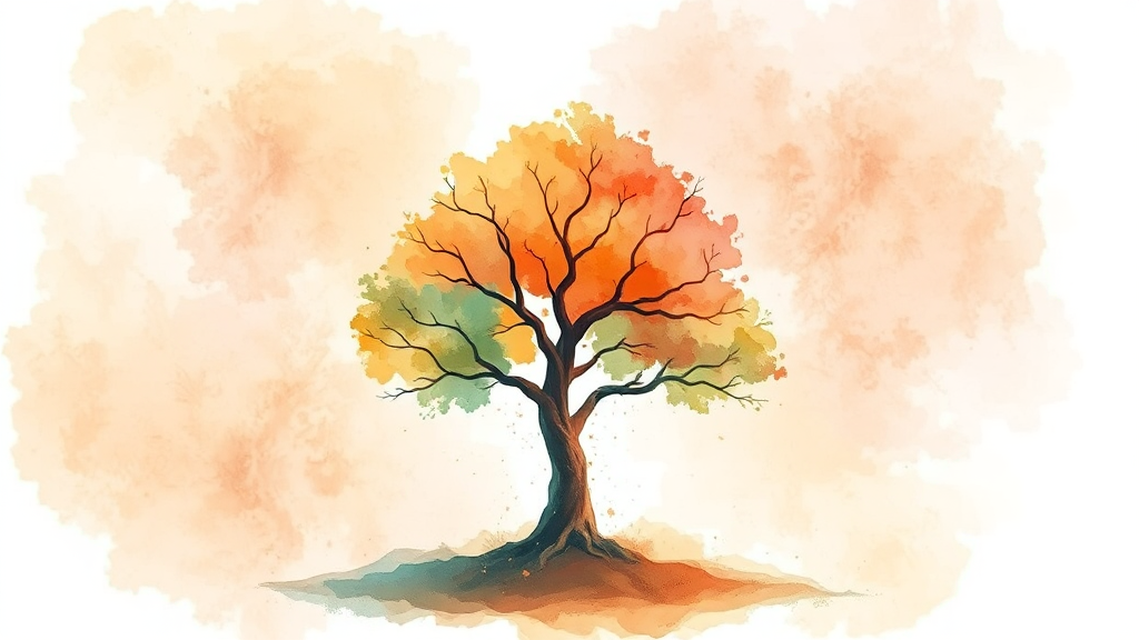 갑상선 건강을 위한 생활 습관 (watercolor 스타일)