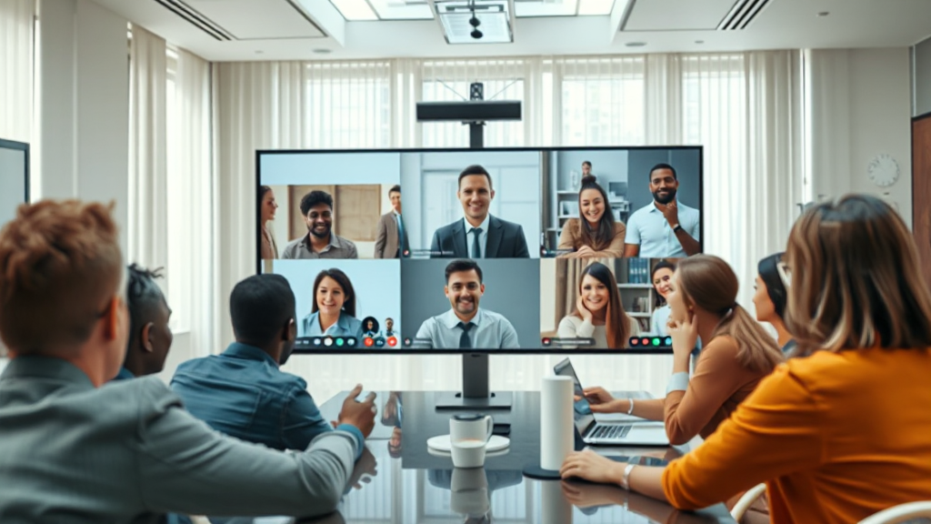 다자간 통화 관련 추가 정보 (realistic 스타일)