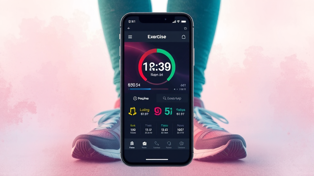 나에게 맞는 운동 기록 앱 고르기 (watercolor 스타일)