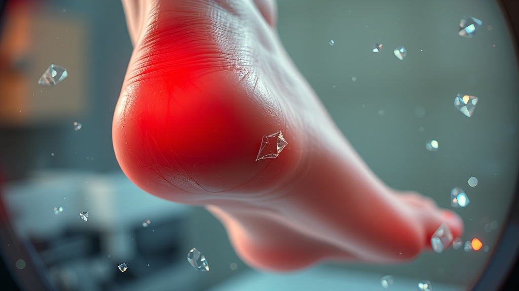 통풍 진단 방법 (realistic 스타일)