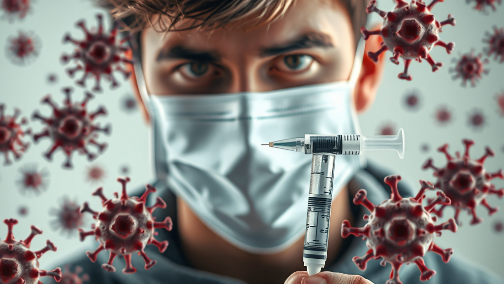 독감 유행 현황 및 최신 정보 (realistic 스타일)