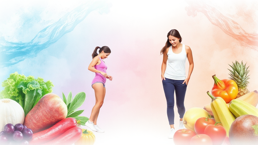 통풍 식단 및 생활 습관 관리 (watercolor 스타일)