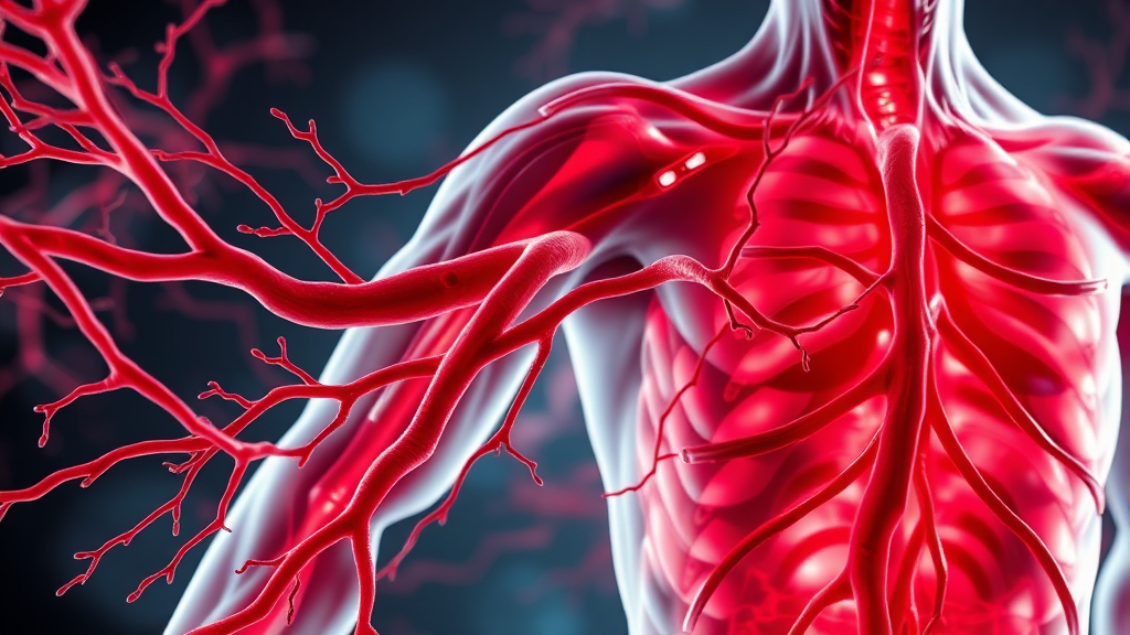 혈관 건강, 왜 중요할까? (realistic 스타일)