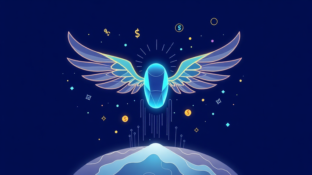 카카오뱅크 AI 금융의 미래 (illustration 스타일)