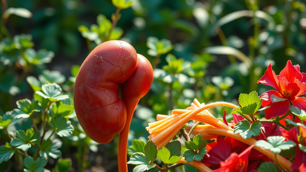 신장에 안 좋은 음식 (realistic 스타일)