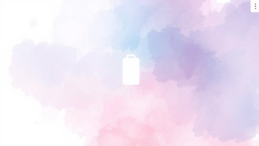 소프트웨어 & 배터리 진단! (watercolor 스타일)