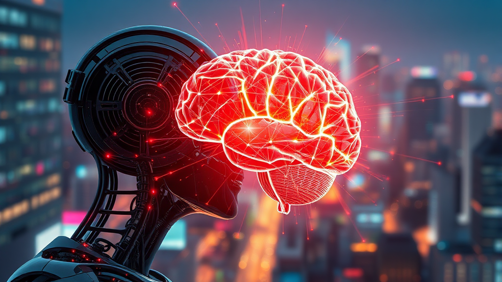 AI 검색 경쟁 심화 (realistic 스타일)