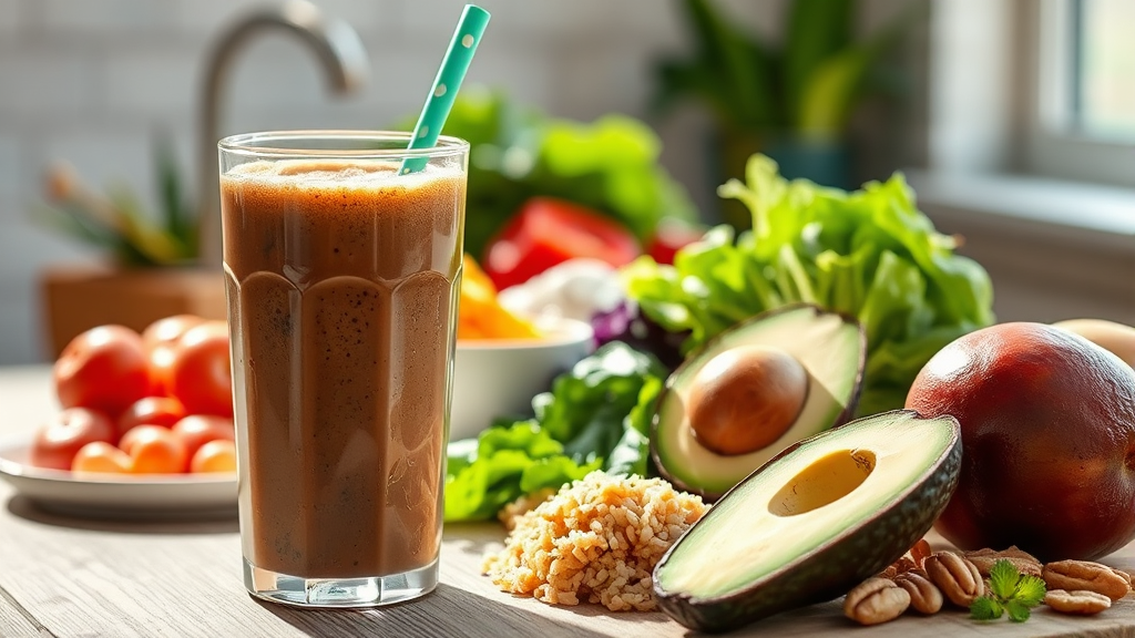 단백질 식단표 구성 예시 및 팁 (realistic 스타일)