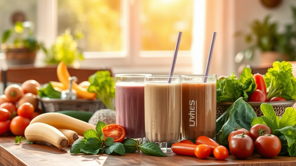 단백질 식단의 장점과 단점 (realistic 스타일)