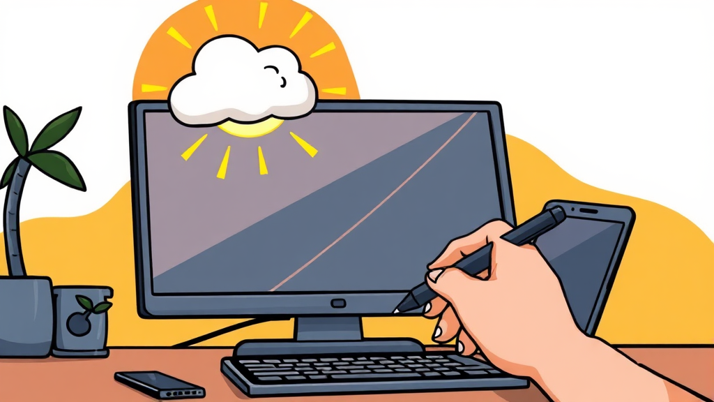 모바일 및 PC 환경에서의 사용 (cartoon 스타일)