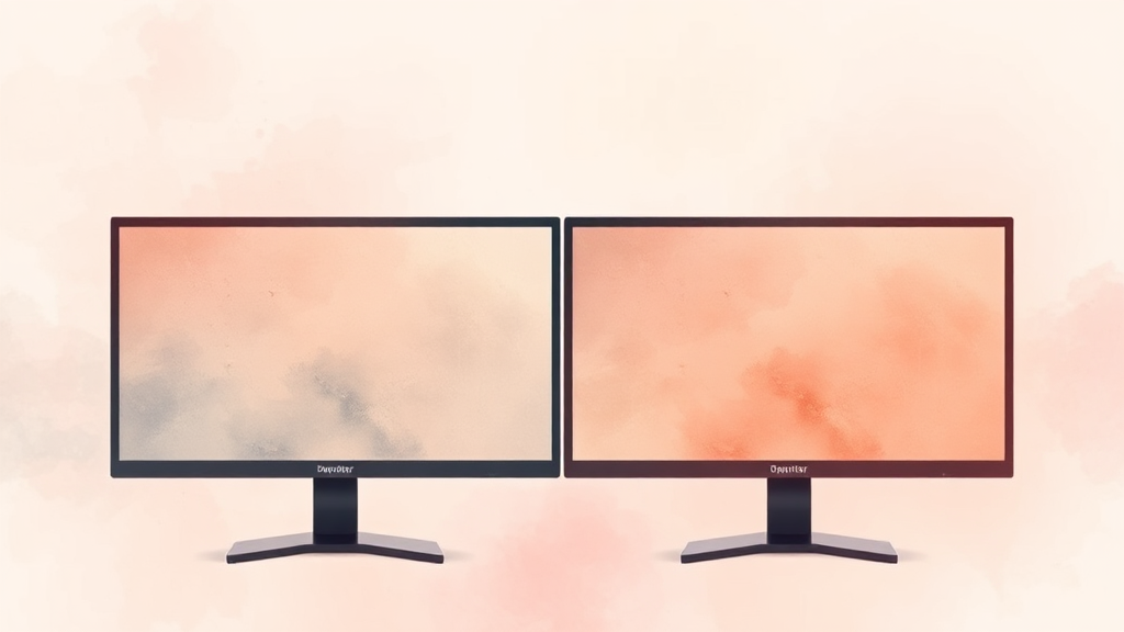 그래픽 드라이버 업데이트 및 재설치 방법 (watercolor 스타일)