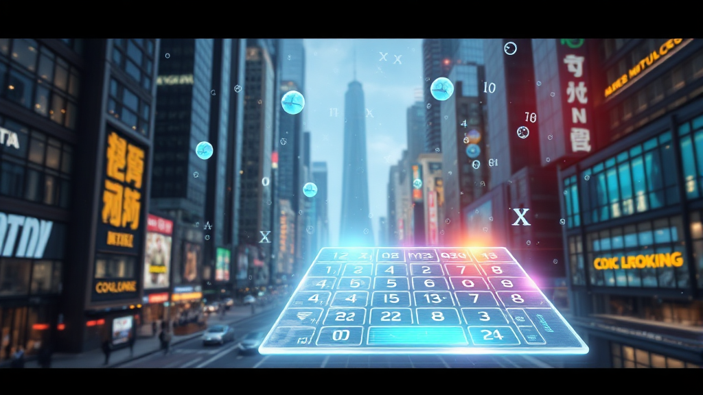 AI 계산기의 주요 기능 및 활용 (realistic 스타일)