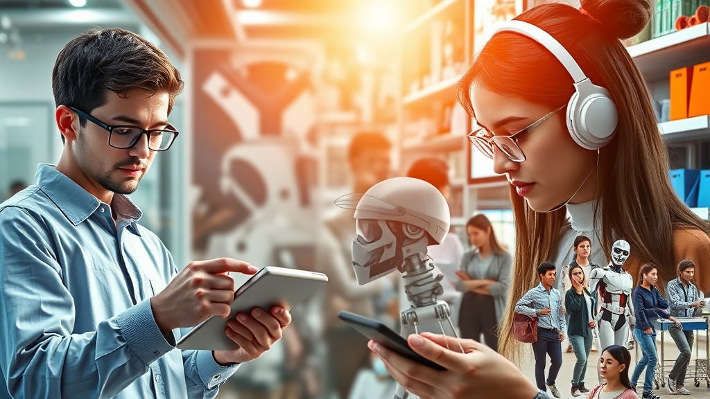 AI 계산기, 실제 사용 사례 분석 (realistic 스타일)