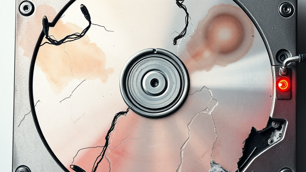 CHKDSK 반복 실행 원인 분석 (watercolor 스타일)