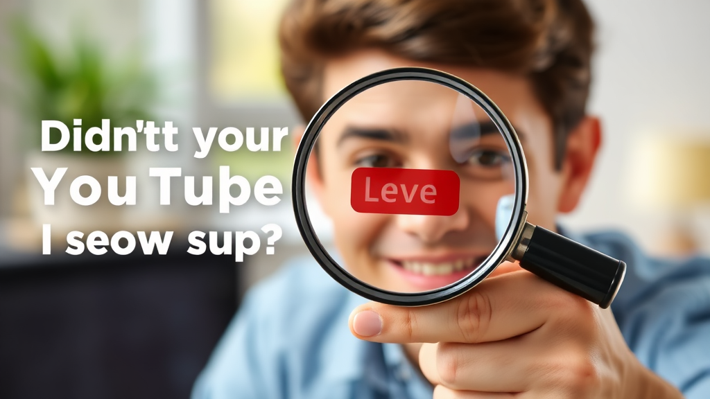 유튜브 리캡 안 뜸 현상 해결 (realistic 스타일)