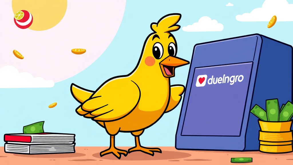 듀오링고, 저렴하게 쓰는 법 (cartoon 스타일)