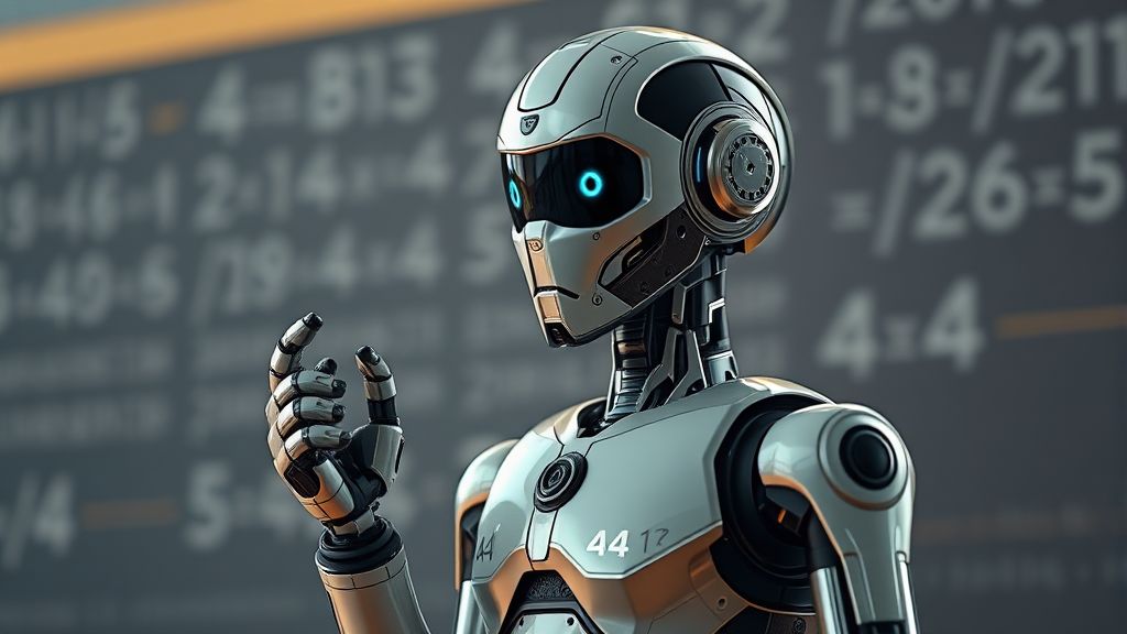 AI 수학 채점 시스템의 윤리적 고려 사항 (realistic 스타일)