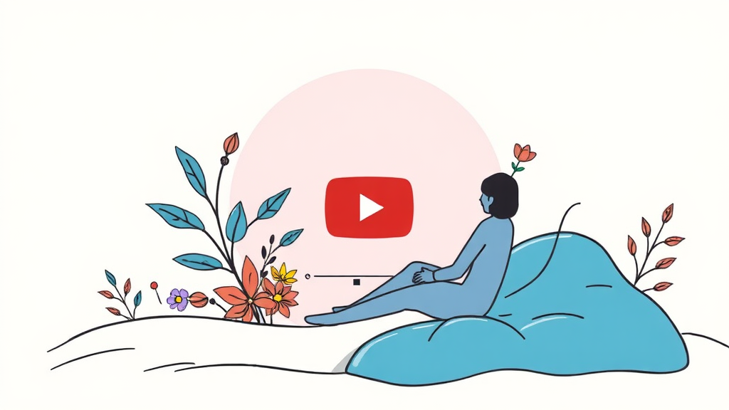 유튜브 프리미엄, 왜 필요할까? (illustration 스타일)