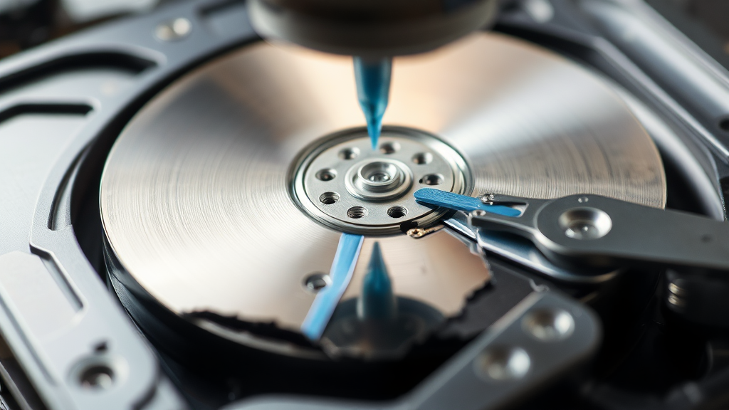 데이터 복구 업체 선정 기준 및 절차 (watercolor 스타일)