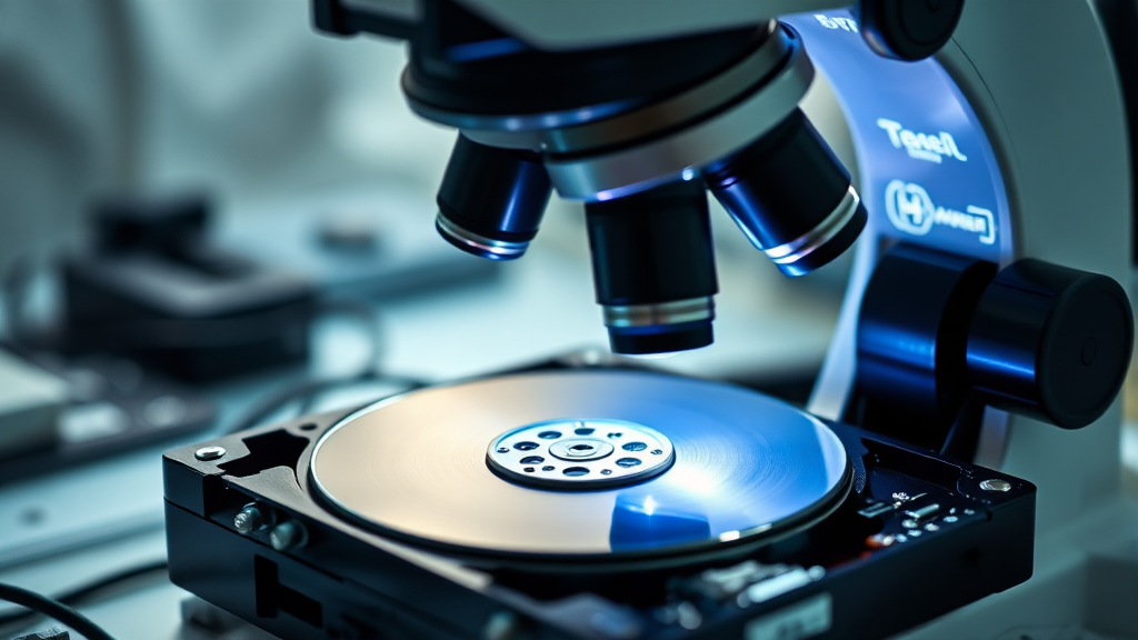 외장 하드 데이터 복구 과정 상세 분석 (realistic 스타일)