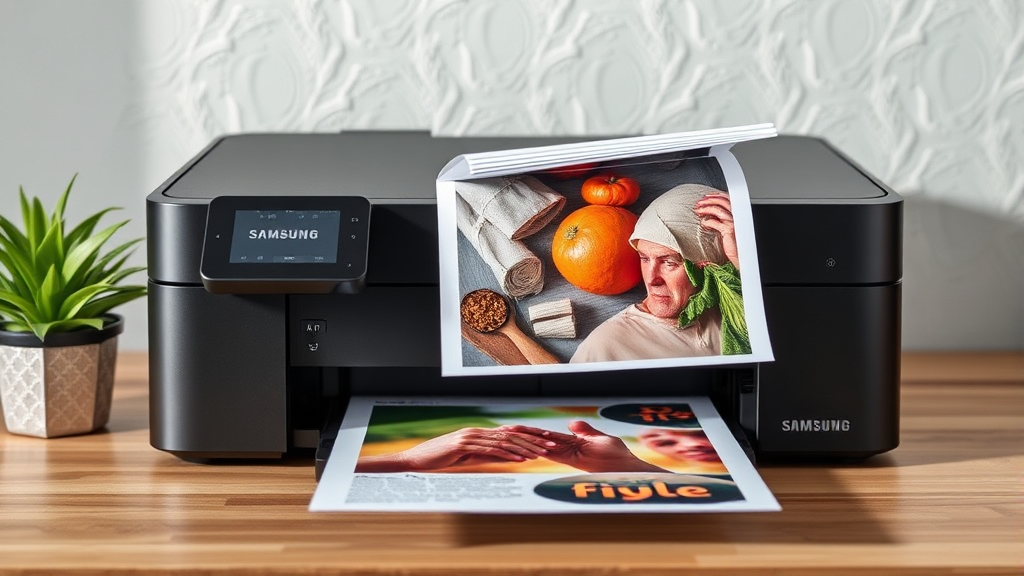 삼성 프린터 양면 인쇄 설정 가이드 (realistic 스타일)