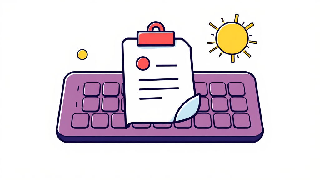 클립보드, 어떻게 들어가나요? (illustration 스타일)