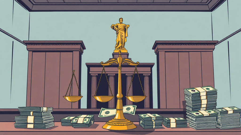 변호사 선임 비용, 어떻게 바뀌나? (illustration 스타일)