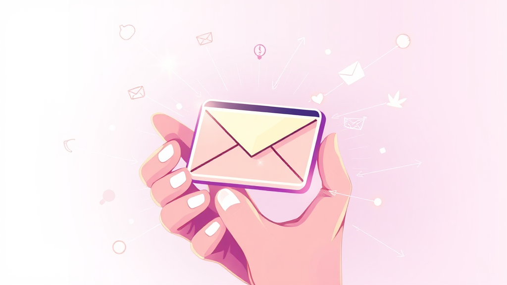 이메일 주소, 왜 필요할까? (illustration 스타일)