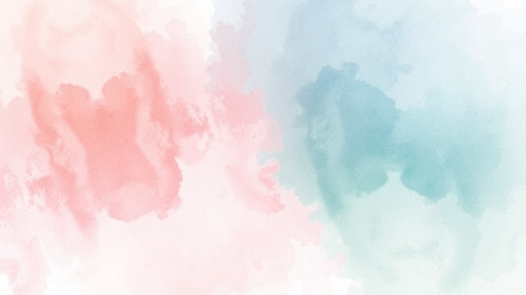 AI 활용 분야: 마케팅 & 콘텐츠 제작 (watercolor 스타일)